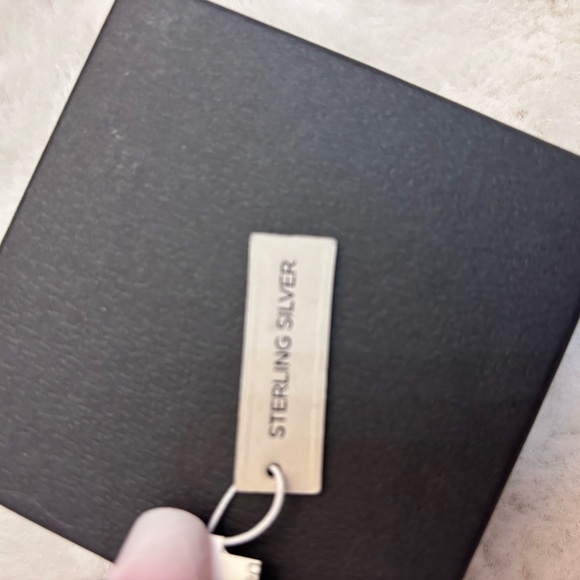 Rachel Zoe Designer Silver and Pink Clover Pendant Necklace - Picture 2 of 3